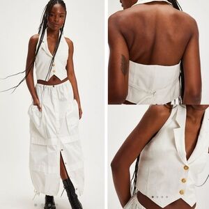 Free People Desk to Dinner Vest